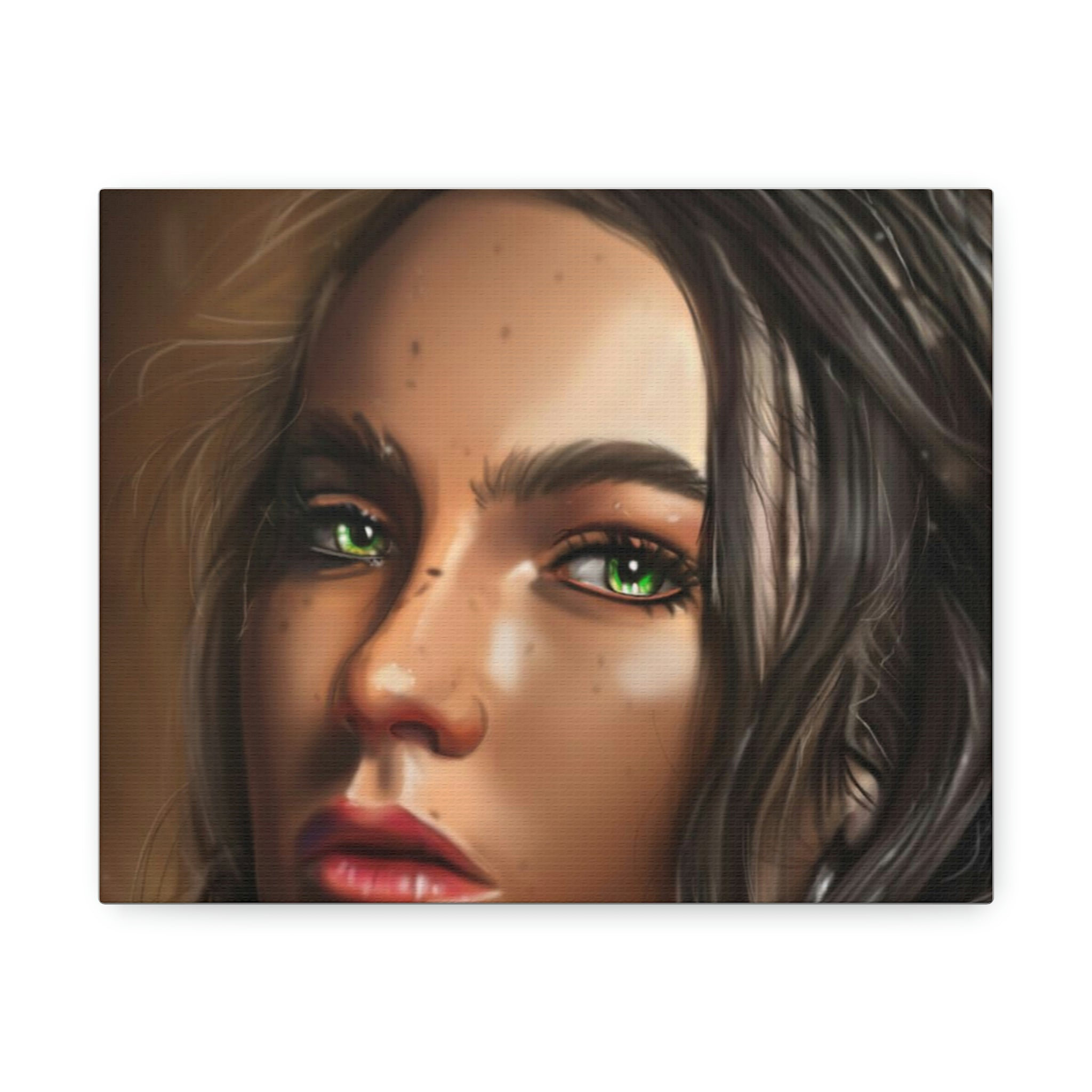 Everly Quinn Girl Wrapped Canvas Illustration Wayfair